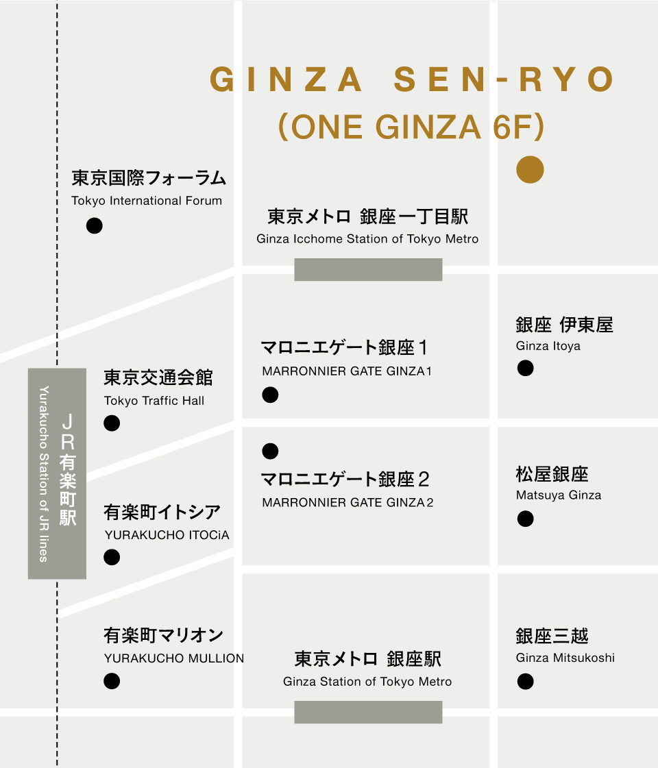 GINZA SEN-RYO地図